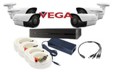 Complete AHD 4CH 1TB 5MP Tube Camera Kit